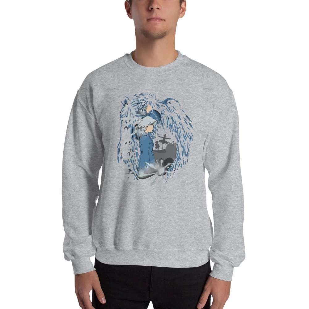 Howl’s Moving Castle – Howl And Sophia Sweatshirt Unisex 9 Howl’s Moving Castle – Howl And Sophia Sweatshirt Unisex - Image 7