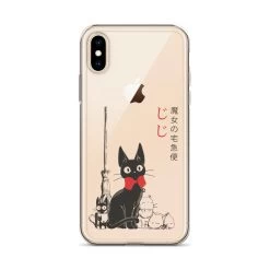 Kiki’s Delivery Service – Jiji Family IPhone Case -Ghibli Shop mockup 6b56dada