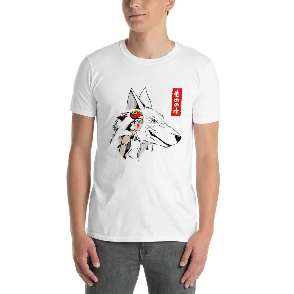 Princess Mononoke – San And The Wolf T Shirt Unisex 7 Princess Mononoke – San And The Wolf T Shirt Unisex - Image 5