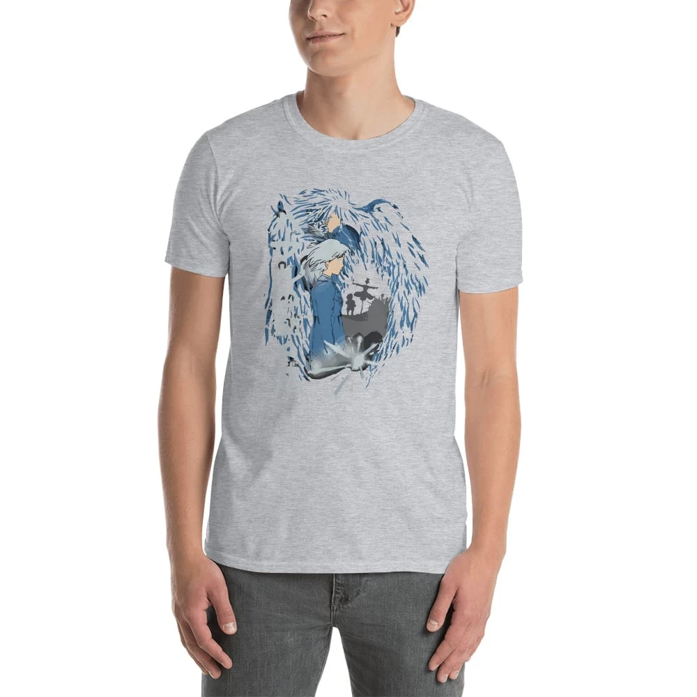 Howl’s Moving Castle – Howl And Sophia T Shirt Unisex 6 Howl’s Moving Castle – Howl And Sophia T Shirt Unisex - Image 4