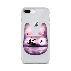 Kiki’s Delivery Service – Purple Jiji IPhone Case -Ghibli Shop mockup 71b44f9c