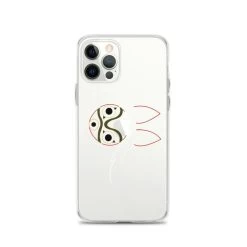 Princess Mononoke Minimalist IPhone Case -Ghibli Shop mockup 75277952