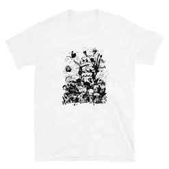 Studio Ghibli Art Collection Black And White T Shirt
