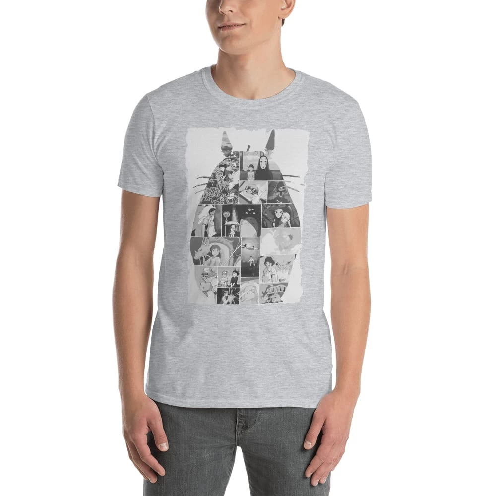 Ghibli Studio Collage Art T Shirt Unisex 12 Ghibli Studio Collage Art T Shirt Unisex - Image 10