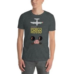Porco Rosso T Shirt Unisex -Ghibli Shop mockup 812affd1 1