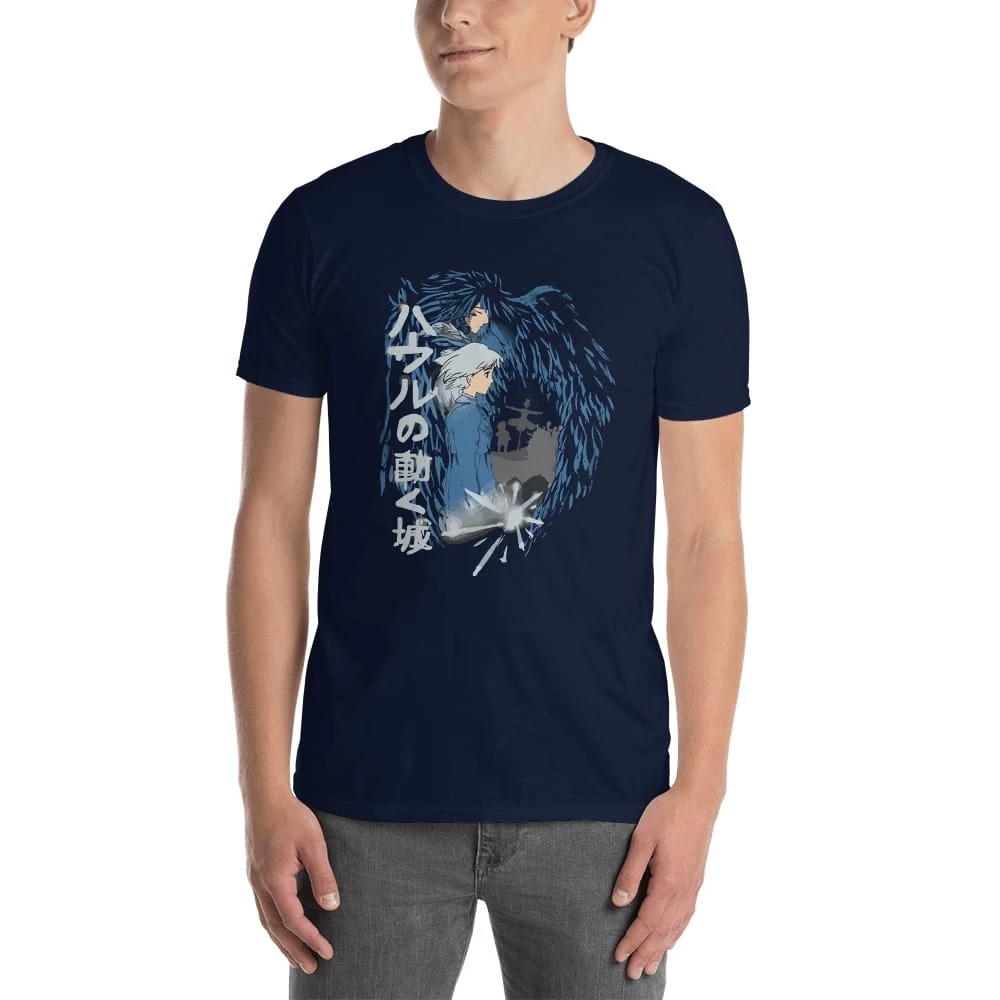 Howl’s Moving Castle – Howl And Sophia T Shirt Unisex 4 Howl’s Moving Castle – Howl And Sophia T Shirt Unisex - Image 2
