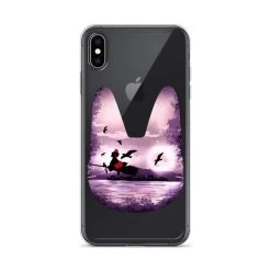 Kiki’s Delivery Service – Purple Jiji IPhone Case -Ghibli Shop mockup 86b6da29