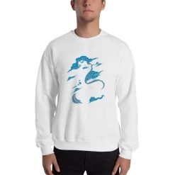 Spirited Away – Sen Riding Haku Dragon Sweatshirt 23 Spirited Away – Sen Riding Haku Dragon Sweatshirt -Ghibli Shop mockup 88769a30