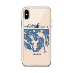 Howl’s Moving Castle Black & White IPhone Case 29 Howl’s Moving Castle Black & White IPhone Case -Ghibli Shop mockup 8d07075c