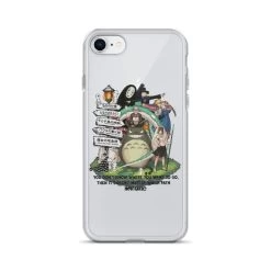 Studio Ghibli Hayao Miyazaki With His Arts IPhone Case -Ghibli Shop mockup 90b8920e