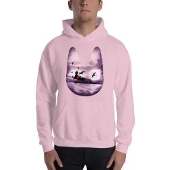 Kiki’s Delivery Service – Purple Jiji Hoodie Unisex -Ghibli Shop mockup 920def17
