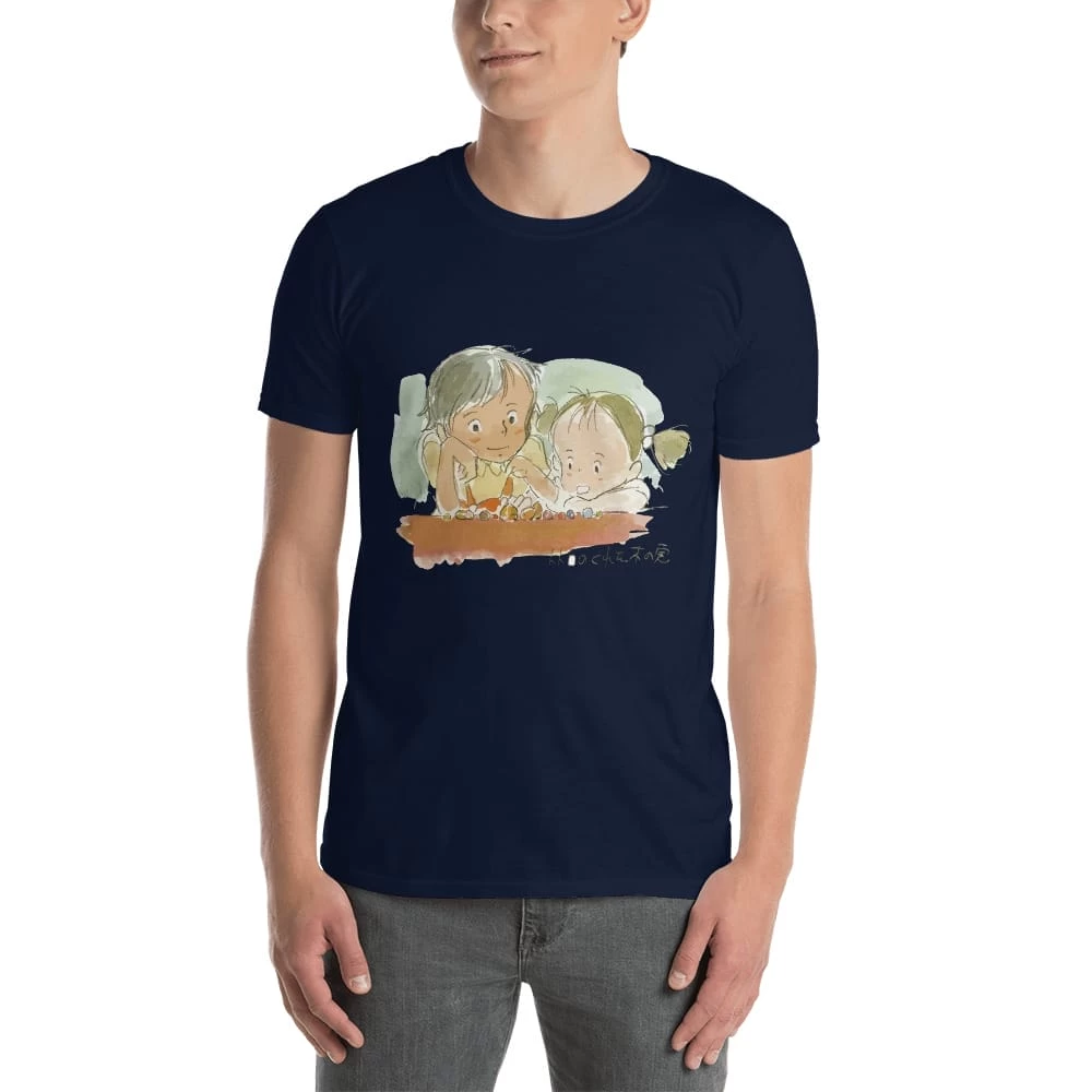 My Neighbor Totoro – Mei & Satsuki Water Color T Shirt 5 My Neighbor Totoro – Mei & Satsuki Water Color T Shirt - Image 3