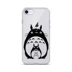 My Neighbor Totoro Black & White IPhone Case -Ghibli Shop mockup 9de96c74