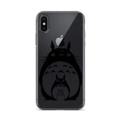 My Neighbor Totoro Black & White IPhone Case -Ghibli Shop mockup 9ef1a359