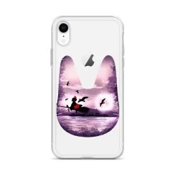 Kiki’s Delivery Service – Purple Jiji IPhone Case -Ghibli Shop mockup 9fe060a2