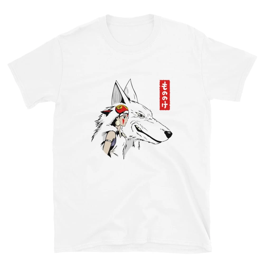 Princess Mononoke – San And The Wolf T Shirt Unisex 3 Princess Mononoke – San And The Wolf T Shirt Unisex