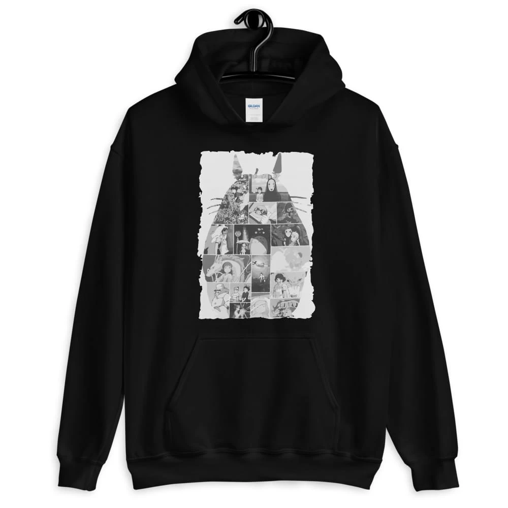 Ghibli Studio Collage Art Hoodie Unisex 3 Ghibli Studio Collage Art Hoodie Unisex