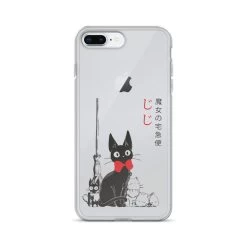 Kiki’s Delivery Service – Jiji Family IPhone Case -Ghibli Shop mockup ab199376