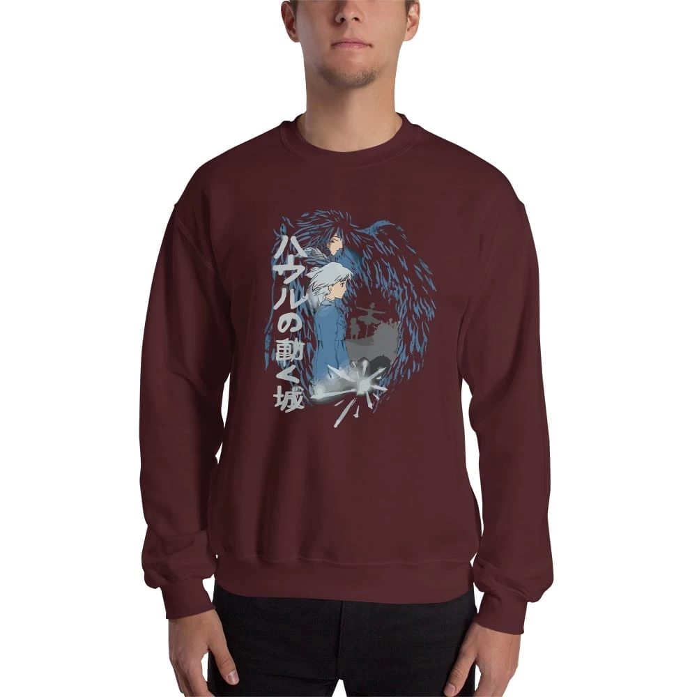 Howl’s Moving Castle – Howl And Sophia Sweatshirt Unisex 15 Howl’s Moving Castle – Howl And Sophia Sweatshirt Unisex - Image 13