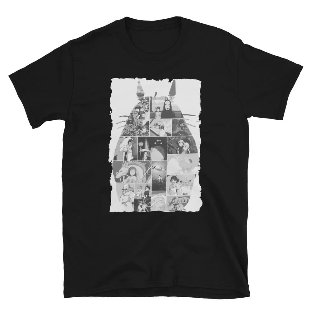 Ghibli Studio Collage Art T Shirt Unisex 3 Ghibli Studio Collage Art T Shirt Unisex