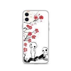 Princess Mononoke – Tree Spirits On The Cherry Blossom IPhone Case -Ghibli Shop mockup b37d540c
