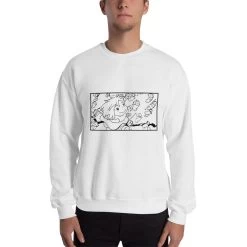 Ponyo – Freedom Sketch Unisex Sweatshirt -Ghibli Shop mockup b414e972