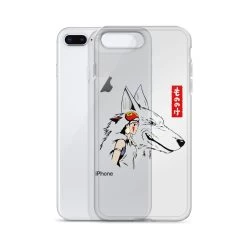 Princess Mononoke – San And The Wolf IPhone Case -Ghibli Shop mockup b50684ac