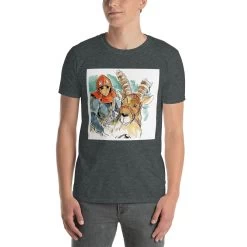 Princess Mononoke – Ashitaka Water Color T Shirt -Ghibli Shop mockup b5bcafb6