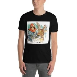 Princess Mononoke – Ashitaka Water Color T Shirt -Ghibli Shop mockup b74ed5cd