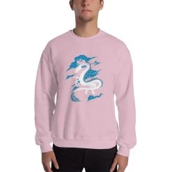 Spirited Away – Sen Riding Haku Dragon Sweatshirt 30 Spirited Away – Sen Riding Haku Dragon Sweatshirt -Ghibli Shop mockup b81c6fe5 1