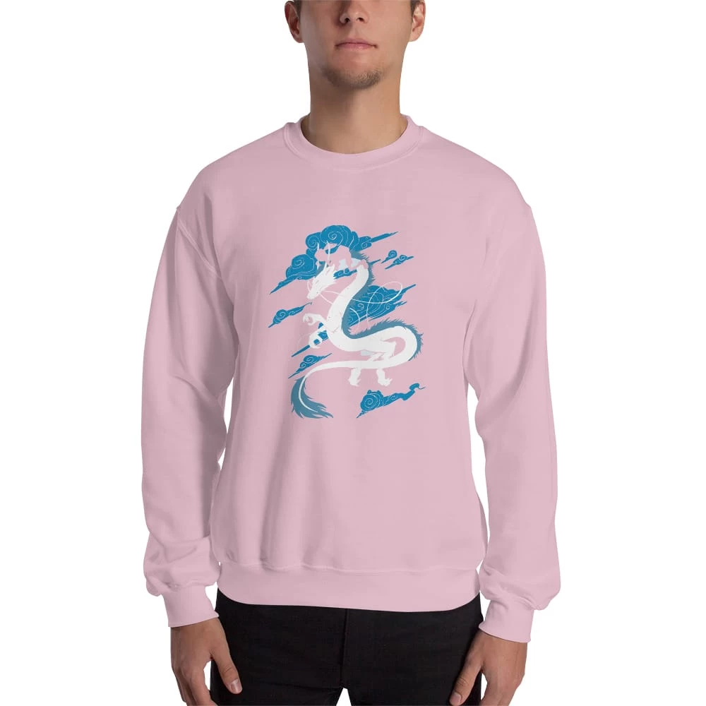 Spirited Away – Sen Riding Haku Dragon Sweatshirt 16 Spirited Away – Sen Riding Haku Dragon Sweatshirt - Image 14