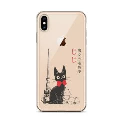 Kiki’s Delivery Service – Jiji Family IPhone Case -Ghibli Shop mockup b9b4ba57