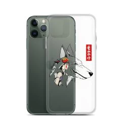 Princess Mononoke – San And The Wolf IPhone Case -Ghibli Shop mockup bc022028