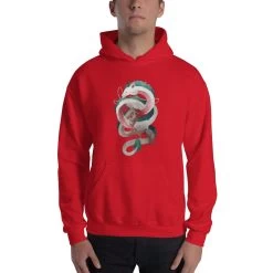 Spirited Away – Haku Dragon Hoodie Unisex -Ghibli Shop mockup be084970