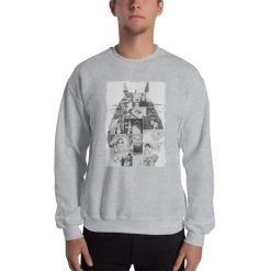 Ghibli Studio Collage Art Sweatshirt Unisex -Ghibli Shop mockup c244c4c9