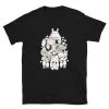 Ghibli Movie Characters Compilation In Black And White T Shirt Unisex