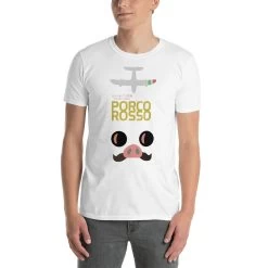 Porco Rosso T Shirt Unisex -Ghibli Shop mockup c374ea1b