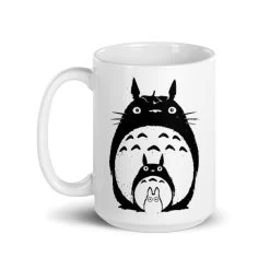 My Neighbor Totoro Black & White Mug -Ghibli Shop mockup c41050f0