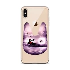 Kiki’s Delivery Service – Purple Jiji IPhone Case -Ghibli Shop mockup c4e68d18