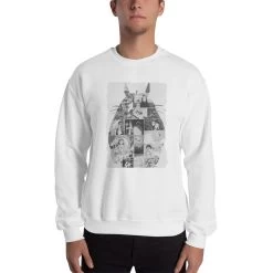 Ghibli Studio Collage Art Sweatshirt Unisex -Ghibli Shop mockup c6c732e1 1