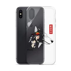 Princess Mononoke – San And The Wolf IPhone Case -Ghibli Shop mockup c7ef562d