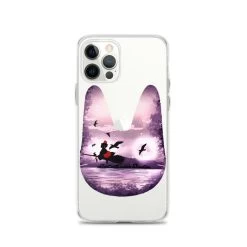 Kiki’s Delivery Service – Purple Jiji IPhone Case -Ghibli Shop mockup c8d2d9be