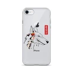 Princess Mononoke – San And The Wolf IPhone Case -Ghibli Shop mockup cc1c46ed