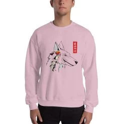 Princess Mononoke – San And The Wolf Sweatshirt Unisex 34 Princess Mononoke – San And The Wolf Sweatshirt Unisex -Ghibli Shop mockup cd31e43b 1
