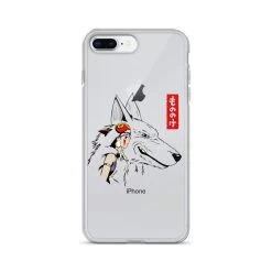 Princess Mononoke – San And The Wolf IPhone Case -Ghibli Shop mockup dd0d381c