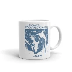 Howl’s Moving Castle Black & White Mug -Ghibli Shop mockup e3e58447 1