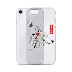 Princess Mononoke – San And The Wolf IPhone Case -Ghibli Shop mockup e7b23e6a
