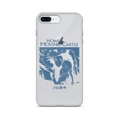 Howl’s Moving Castle Black & White IPhone Case 26 Howl’s Moving Castle Black & White IPhone Case -Ghibli Shop mockup ead788c3
