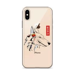 Princess Mononoke – San And The Wolf IPhone Case -Ghibli Shop mockup ed1d7fe0