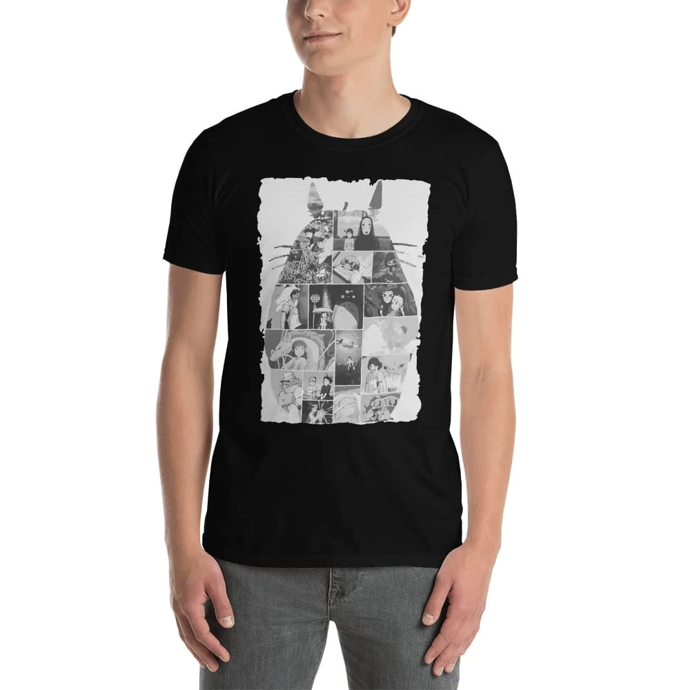 Ghibli Studio Collage Art T Shirt Unisex 8 Ghibli Studio Collage Art T Shirt Unisex - Image 6